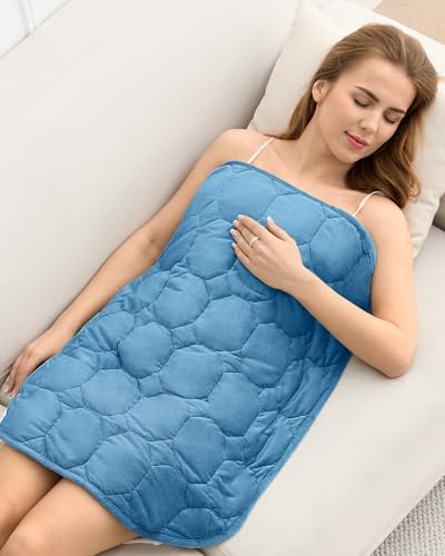 Cottonblue Small Weighted Lap Blanket 7lbs for Adults Teens 24"x29", Cozy by Cottonblue
