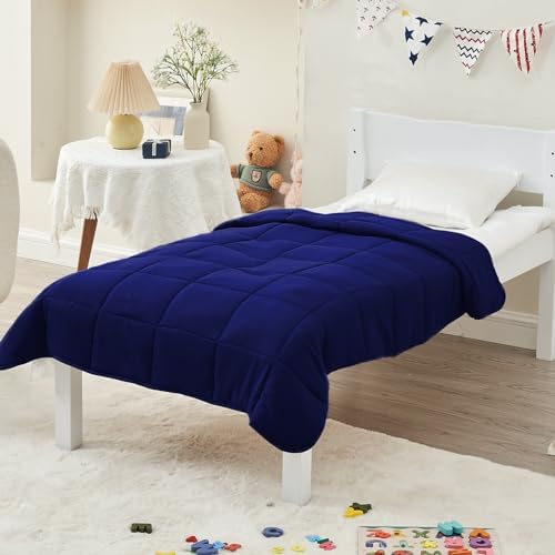 yescool Weighted Throw Blanket 3lbs, 36" x 48", Blue - Image 4