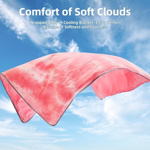 inhand Cooling Blanket Twin XL(60"x90",Pink) College Dorm Essentials - Image 5