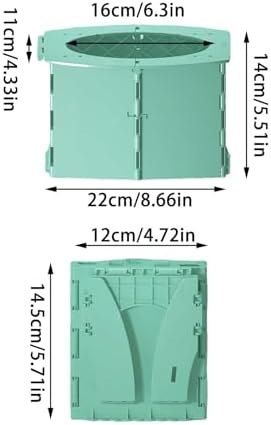 Travel Potty Foldable Set | Foldable and leak-proof design with 10 cleaning bags – ideal for toddler potty training on car trips, camping, and outdoor adventures. - Image 2