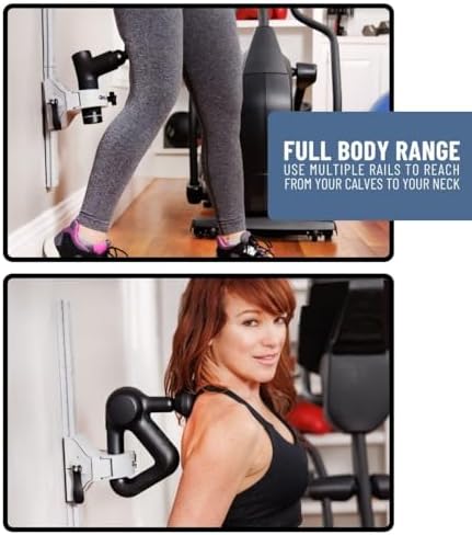 Massage Gun Holder & Wall Mount – Hands-Free for Full Body Muscle Recovery – Fully Adjustable Massage Gun Wall Mount Holder – Heavy Duty, No-Slip, Supports Deep Massaging (Wall Mount) - Image 4