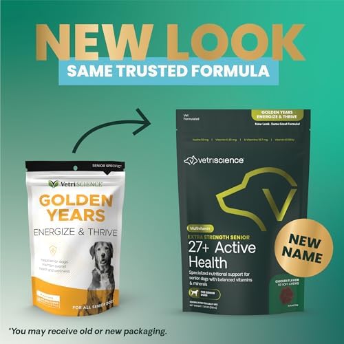 VetriScience Extra Strength Senior 27+ Multivitamin, Chicken, 60 Count - Image 2
