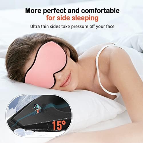 LitBear Sleep Mask for Side Sleeper Women Men, Eye Mask for Sleeping - Image 2