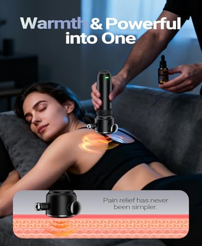 HYAKO R1 Deep Tissue Vibrating Muscle Massager - Therapy Back Massager for All Body Relief - Muscle Pain Relief and Fascial Binding - Trigger Point Therapy Massage Gun - Gifts for him - Image 4