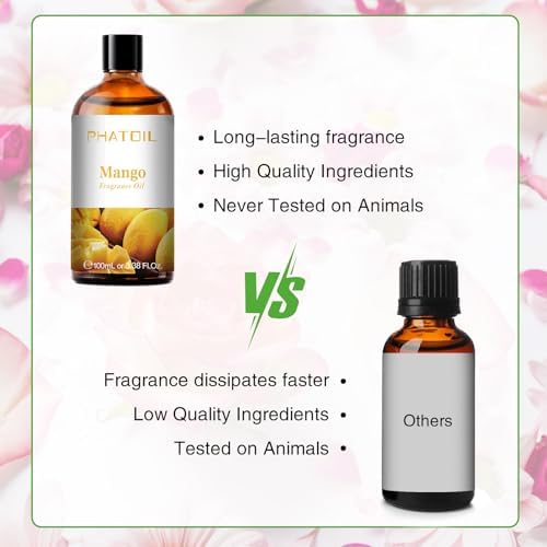 PHATOIL Mango Fragrance Oil for Diffuser Aromatherapy 3.38FL.OZ - Image 4