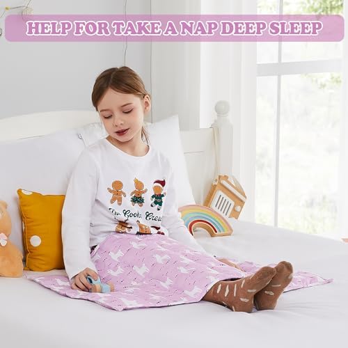Weighted Blanket - 2 lbs Purple Alpaca Heavy Blanket, 20"x30", Small Size Breathable Lap Blanket - Image 4