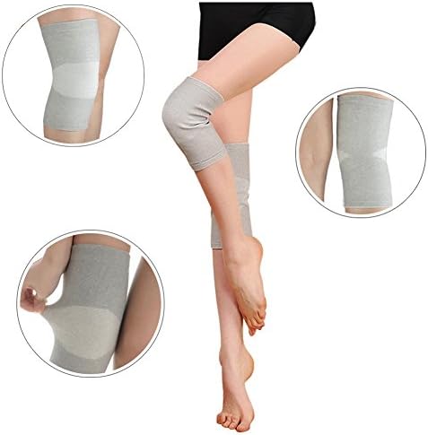 JUMISEE (One Pair Cotton Knee Sleeves for Knee Support, Circulation Improvement & Pain Relief Compression Knee Brace - Image 4