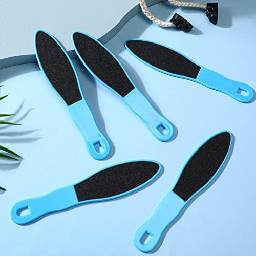 Minatee 100 Pcs Pedicure Foot File Double Sided Foot Sander Scraper, Blue - Image 7