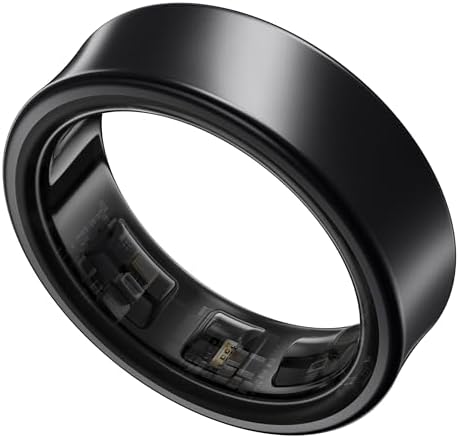 SAMSUNG Galaxy Ring, AI Smart Ring, Size First w/Sizing Kit, No App Subscription, Fitness Monitor, Sleep Tracker, Up to 7-Day Battery, Size 10, Titanium Black [US Version, 1Yr Manufacturer Warranty] by Unknown