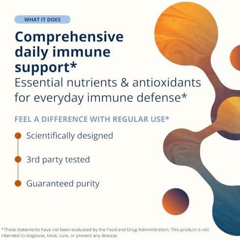 Metagenics Immune Active, Vitamin C and Zinc, 60 Capsules - Image 2