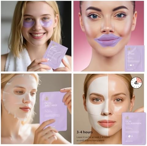 Gifts for Women, 55 Pcs Lavender Hydrating Skin Care Set, Home Spa Basket - Image 5