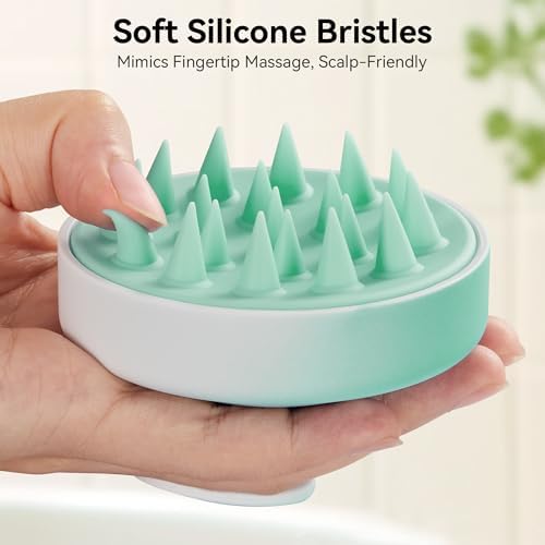 HEETA Scalp Massager Hair Growth Scrubber for Dandruff Removal Hair Care - Image 4