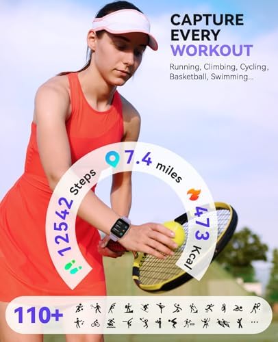 Smart Watch for Women Men- Answer/Make Call, 2025 IP68 Waterproof Fitness Step Sleep Tracker Watch with Monitor Activity Counter Smartwatch for Andriod iPhone iOS Samsung Compatible - Image 3