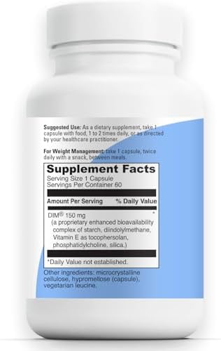 Active DIM 150mg Supplement - 60 Vegetarian Capsules - Image 2