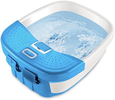 HoMedics Bubble Bliss Deluxe Foot Spa with Heat Massaging Arch, 3 Acupressure Attachments, Splash Guard, Raised Nodes Creates Bubbles, Improves Circulation, Soothe Tired Muscles - Image 4