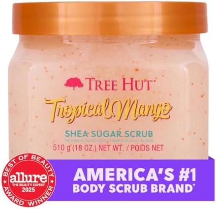 Tree Hut Body Scrub, Tropical Mango, 18 Oz - Image 4