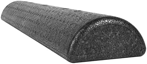 CanDo Black Composite High-Density Roller, Half-Round, 6"" X 36 by CanDo