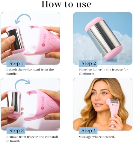 BAIMEI IcyMe Stainless Steel Ice Roller for Face & Gua Sha Facial Tools - Image 5
