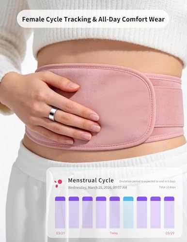 Smart Ring for Women Men Fitness Tracker Heart Rate Sleep Trends 128 Sports Modes Gesture Control Cycle Tracking IP68 Waterproof No Subscription Compatible with iPhone Android (Silver, Size 9) - Image 5