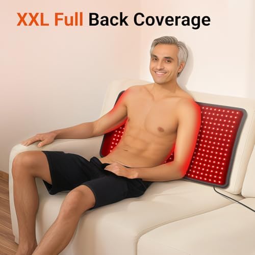 Comfytemp Red Light Therapy Mat for Body, 33'' x 17'', 660nm & 850nm - Image 2