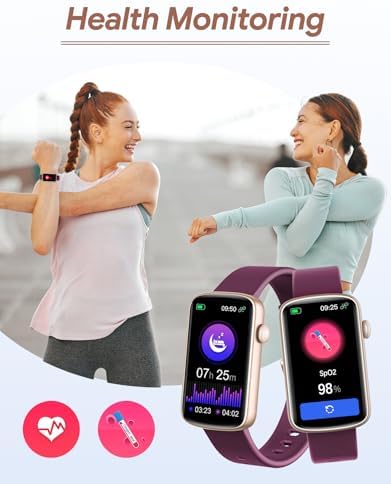 Fitness Tracker, Fitness Watches for Women Men with Heart Rate Monitor Blood Oxygen Sleep Tracker Pedometer, 1.47" Smart Watch Step Calorie Counter for Android iOS IP68 Waterproof - Image 5