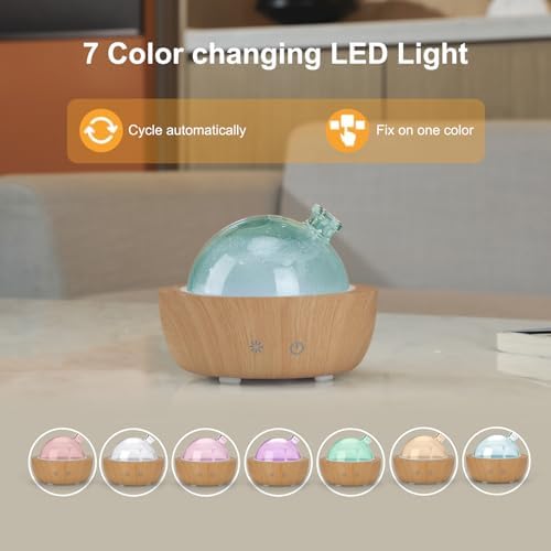 200ml Glass Essential Oil Diffusers for Home,3Pcs Oils - Image 7