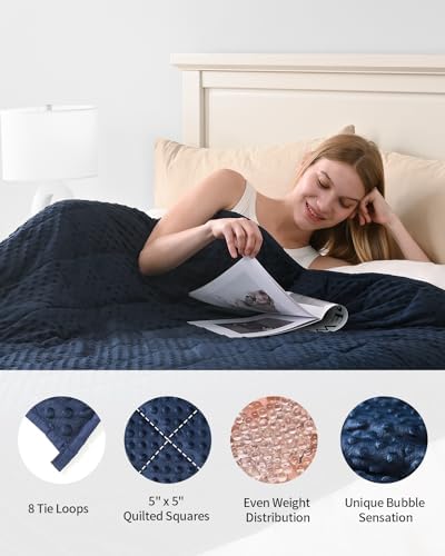 Mr. Sandman Weighted Blanket for Adults, King Size 15 lbs, 80 x 87 Inches - Image 7