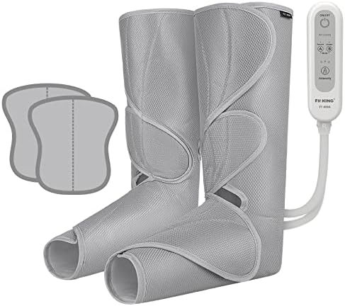 FIT KING Air Compression Leg Massager Foot Calf Compression Boots, Mom Gift by FITKING