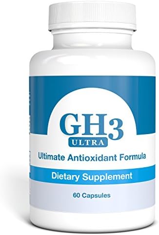 Nattura G-H3 Ultra, Ultimate Antioxidant Formula - NEW, Improved Anti-Aging Complex (Ginkgo Biloba, R-Alpha Lipoic Acid, Coenzyme Q10, Acetyl L-Carnitine, Vitamin B6) - 60 Caps by Nattura