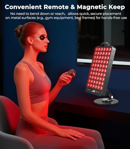 Red Light Therapy for Body Face 300W, 660nm 850nm Near Infrared Light Therapy Panel with 60 Dual Chip LED Device - Image 2
