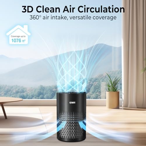 FITNATE H13 HEPA Air Purifier 1076 sq ft Aromatherapy Quiet - Image 3