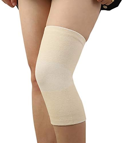 JUMISEE (One Pair Cotton Knee Sleeves for Knee Support, Circulation Improvement & Pain Relief Compression Knee Brace - Image 2