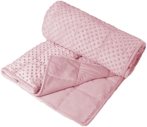 ALANSMA Reversible Weighted Blanket for All Season, Luxury Velvet, Warm and Cool, Adult Kids 15Lb Weighted Blanket, Enjoy Sleeping Anywhere(Pink,60"x80" 15lbs) - Image 3
