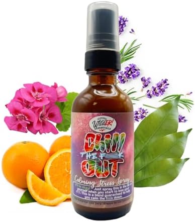Wild Essentials All Natural Essential Oil Sprays, 2 Ounce, 60ml, Organic Witch Hazel, Aromatherapy, Made in USA by WildEssentials