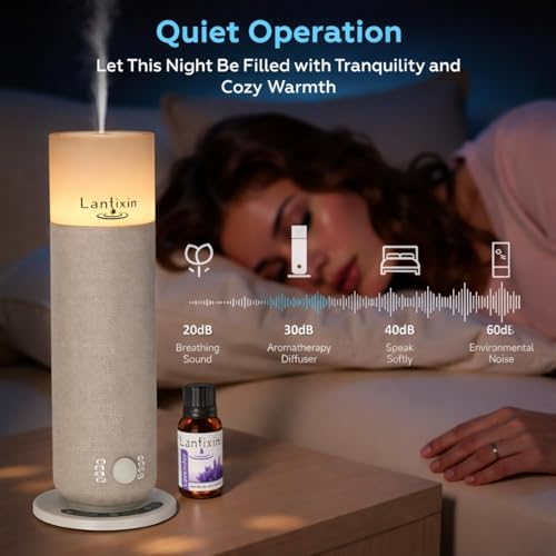 LANTIXIN Waterless Essential Oil Diffuser, Smart App, 900 Sq Ft Coverage - Image 4