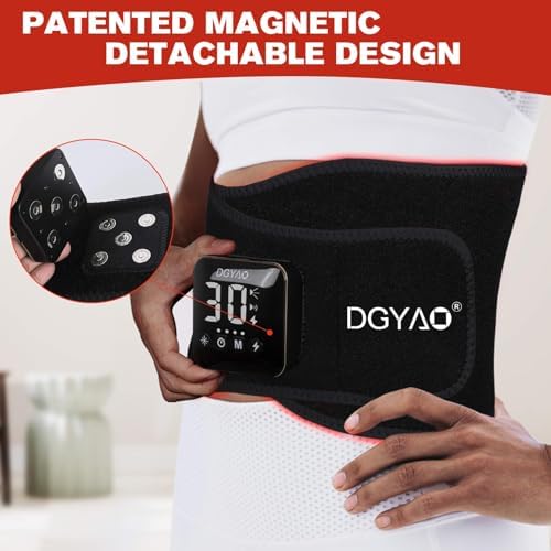New Cordless Red Light Therapy Belt for Pain Relief, Near Infrared Therapy Wrap Pulse Therapy for Back Pain Relief - Image 2