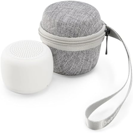 Babelio Portable White Noise Machine + Travel Case in Grey, for Adults Kids Baby by BABELIO