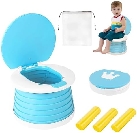 Portable Potty for Toddler,Travel Potty Seat for Toddler,Travel Toilet Kids by SunnySmile