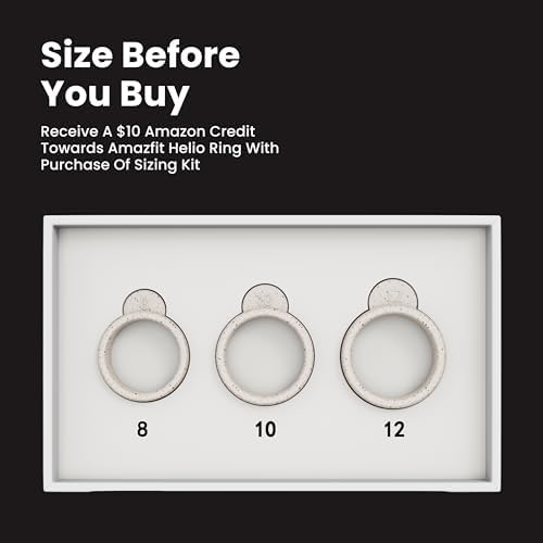 Amazfit Helio Smart Ring, Monitor Sleep/Heart, Water-Resistant, iOS/Android - Image 4