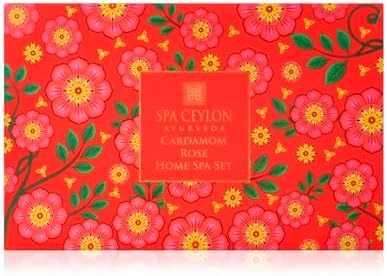 SPA CEYLON Cardamomrose Home Spe set - Spa Gifts - Pampering - Ayurvedic - All Natural - Image 5