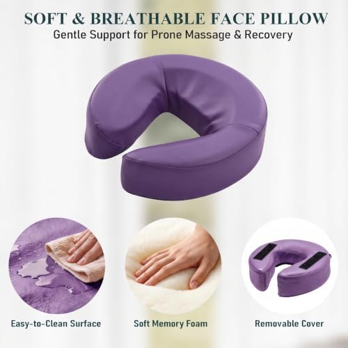 Massage Headrest for Bed, Face Down Massage Pillow & Face Cradle - Image 7