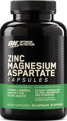 Optimum Nutrition Zinc and Magnesium Aspartate Recovery Supplement, 90 Ct by OPTIMUMNUTRITION