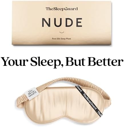 TheSleepGuard Pure Silk Sleep Mask [100% 6A Mulberry Silk, 22 Momme] Light Blocking Travel Essentials. Eye Masks for Sleeping. Black Oeko-Tex Blindfold. Eye Covers for Men & Women - Image 6