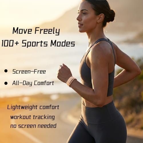 Smart Bracelet Health and Fitness Tracker No Subscription Fees Pink - Image 2