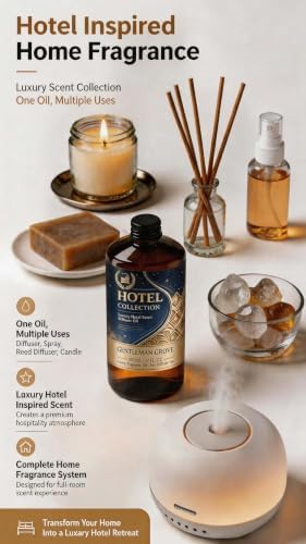 Hotel Diffuser Oil - Gentleman Grove Fragrance Oil waterless Large 500ml - Image 3