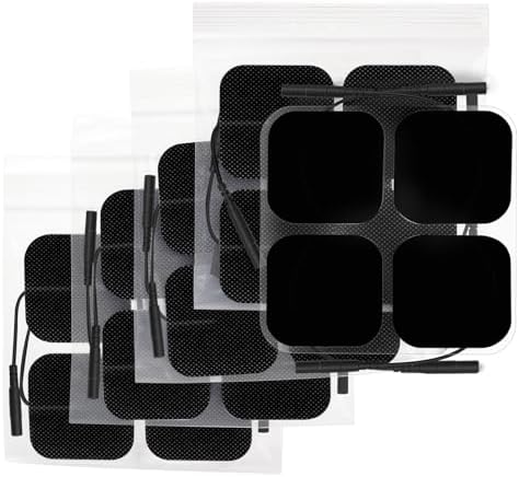 AUVON TENS Unit Pads Electrode Patches 20 Pcs, Upgraded Self-Stick, 2"x2" by AUVON