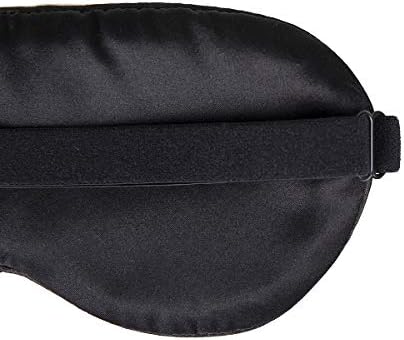 100% Mulberry Silk Sleep Mask Blackout, Cute Natural Sleeping Mask with Adjustable Elastic Strap, Satin Eye Cover for Men Women Adults (Navy Blue) - Image 4