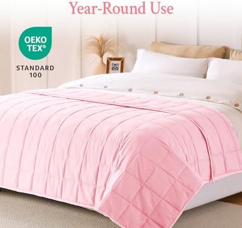 Topblan Cooling Weighted Blanket for Adults, 20 lbs 60 x 80 Queen Size Bed - Image 4