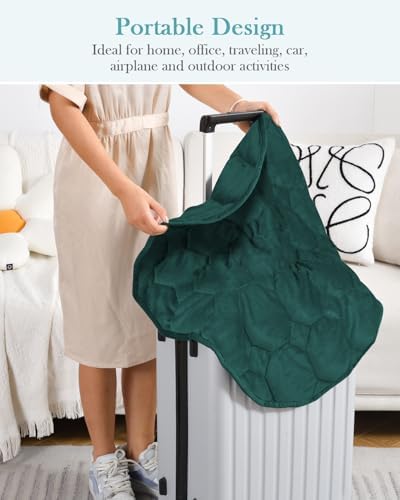 Topblan Weighted Lap Blanket Pad 7lbs for Adults, 29 x 24 Small for Travel - Image 4
