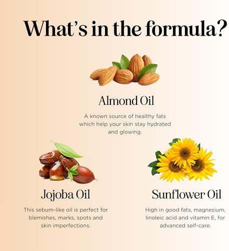 Unscented Massage Oil for Massage Therapy - Gentle and Luxurious Unscented Body Oil Full Body Care with Sweet Almond Sunflower Jojoba and Vitamin E - Vegan Non GMO & Gluten Free (8 Fl Oz) - Image 4